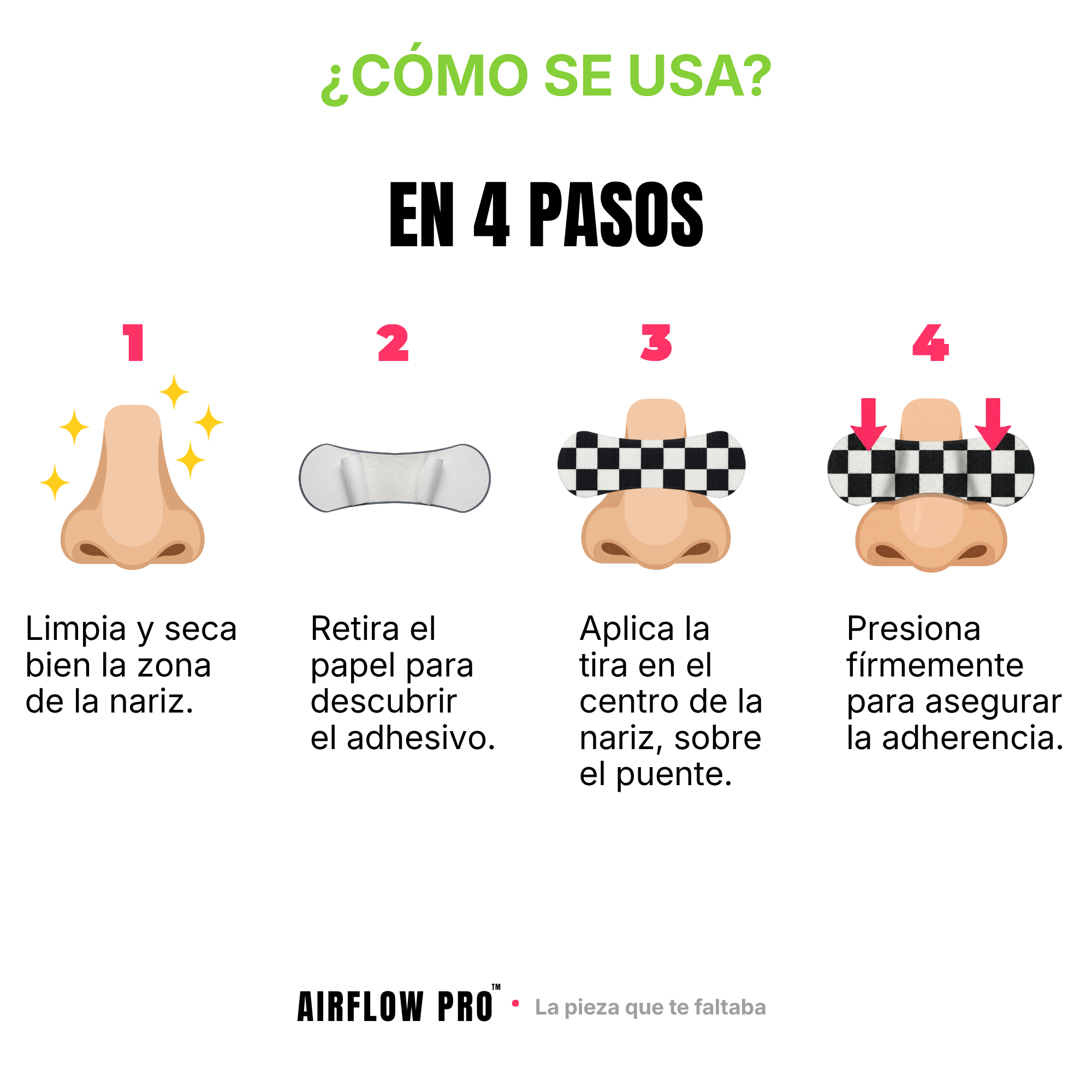 Tiras Nasales AirFlow Pro · Edición Especial JAV — Pack 30 unidades